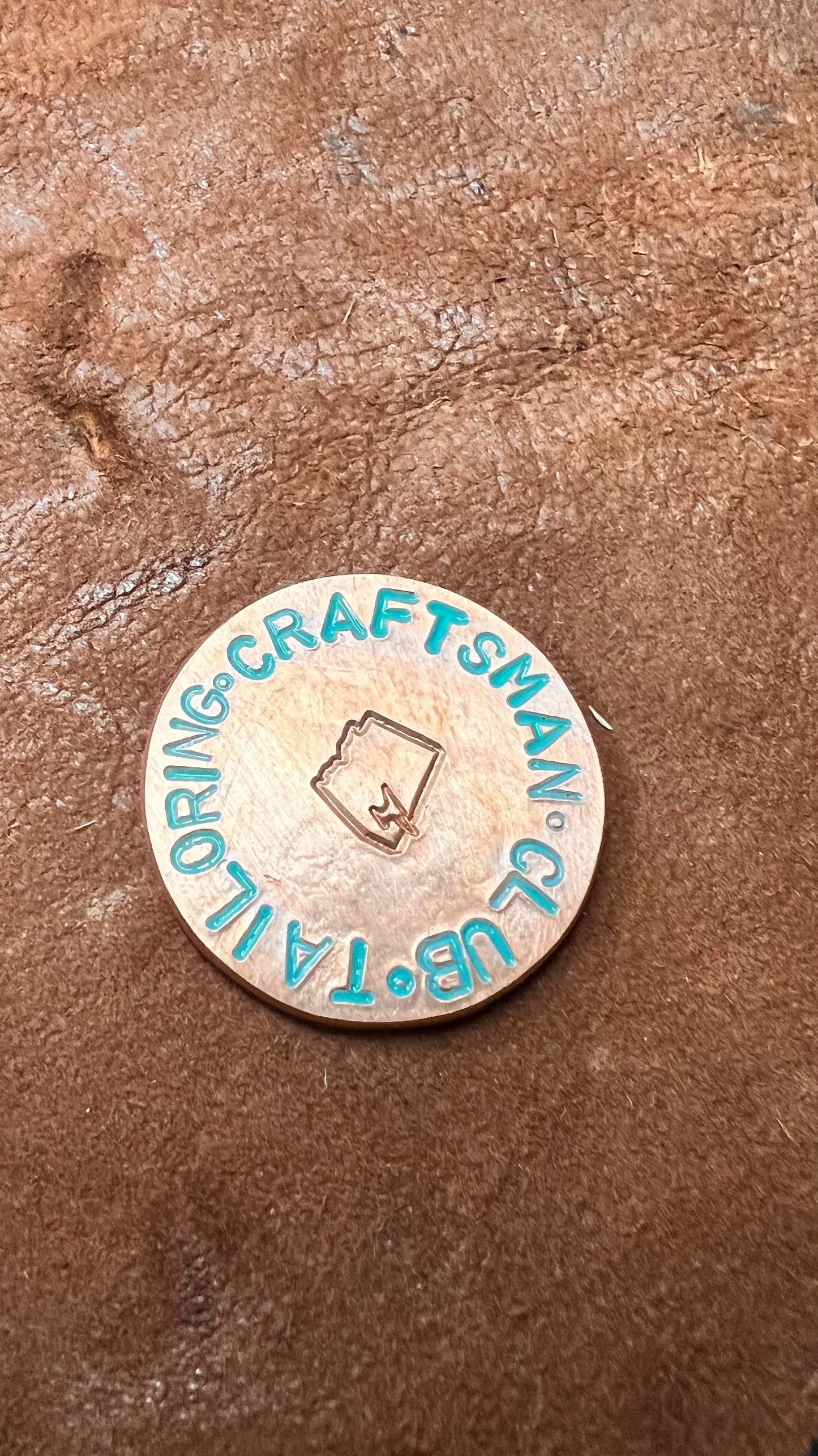 Custom Hammered or Beveled Edge Ball Marker