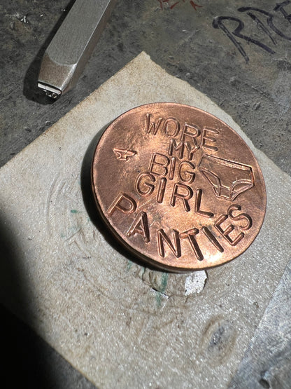 Custom Hammered or Beveled Edge Ball Marker