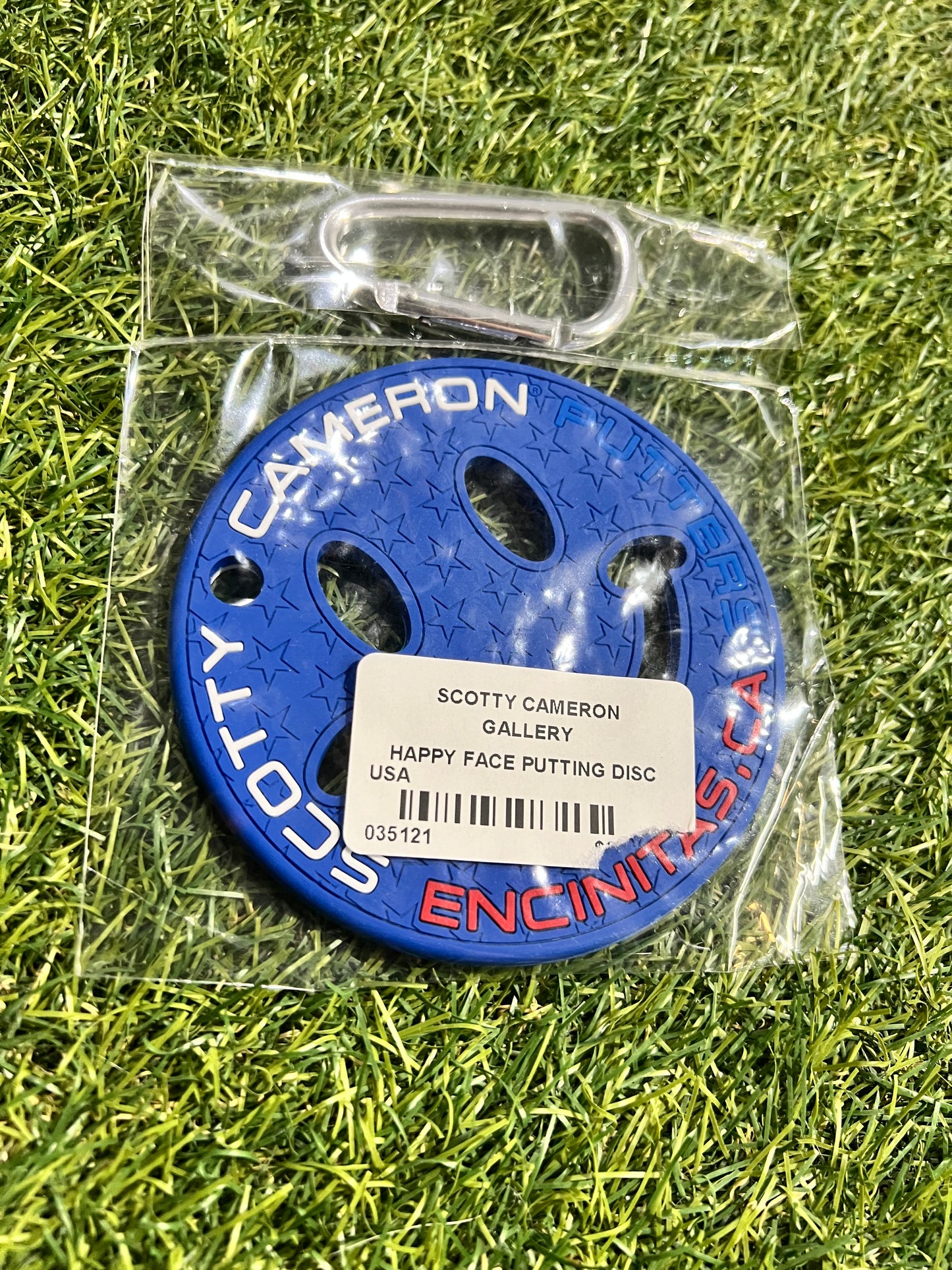 Scotty Cameron USA Happy Face putting disk